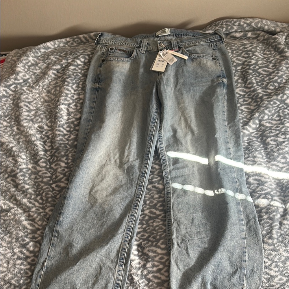 BDG Blue Straight Leg Jeans